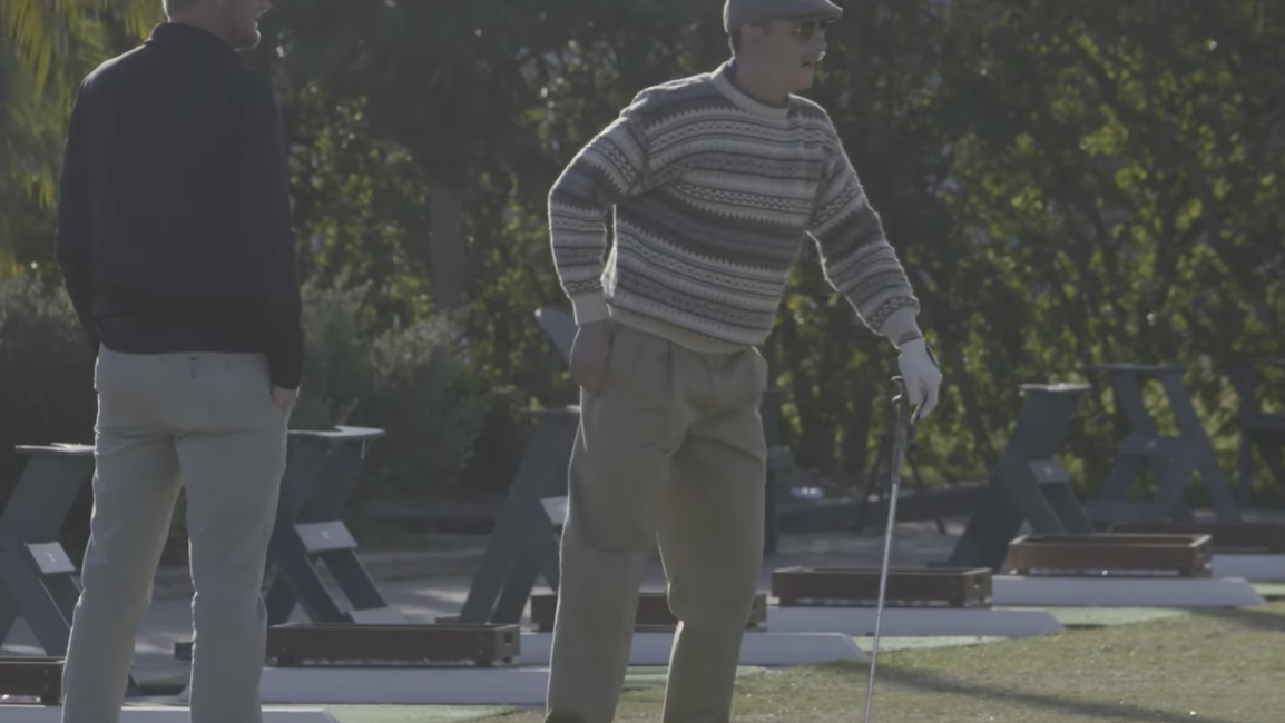 Long drive champ punks golfers as 'grandpa Jamie'